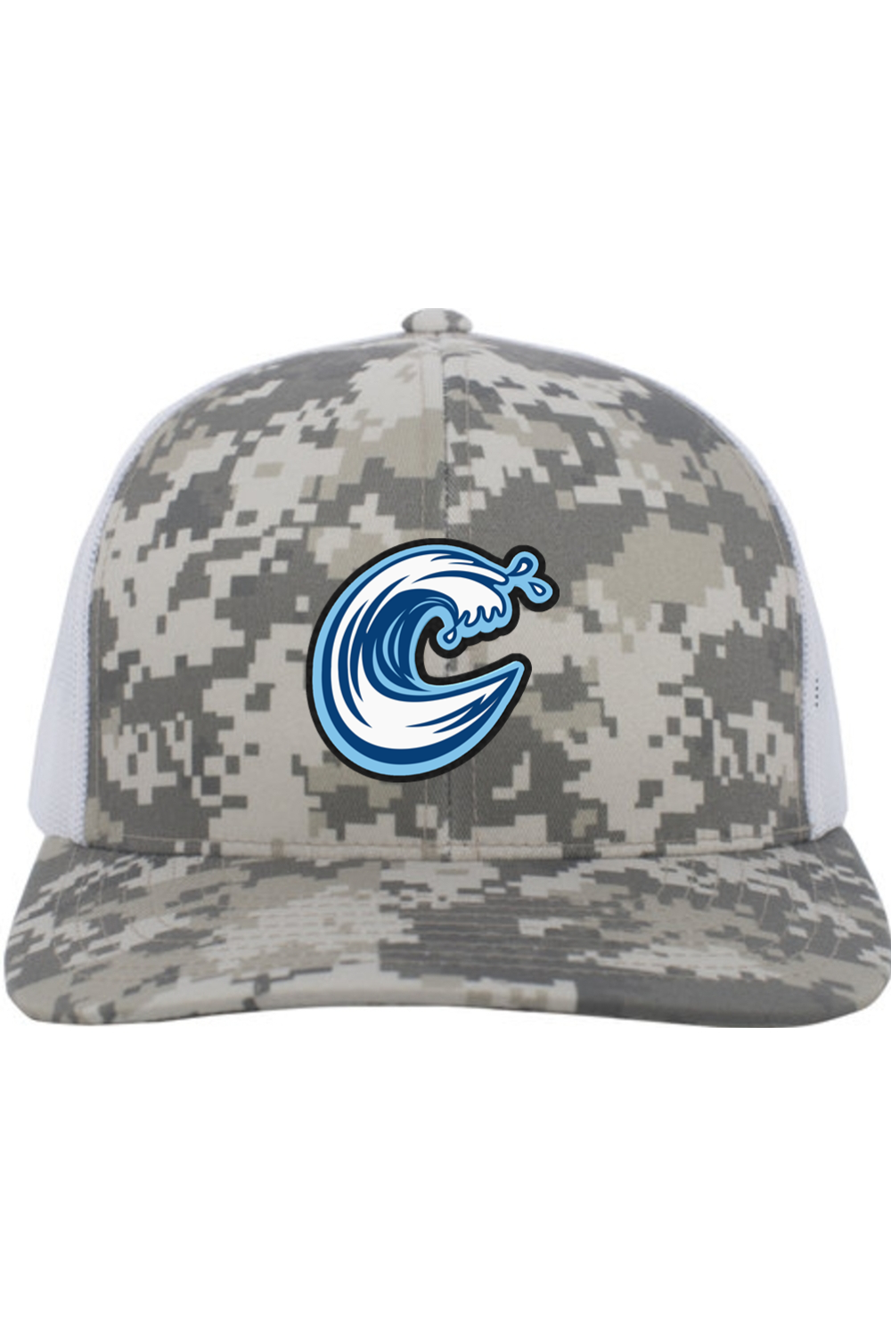 Carolina Coasters - Pacific Headwear Camo Snapback Trucker Cap