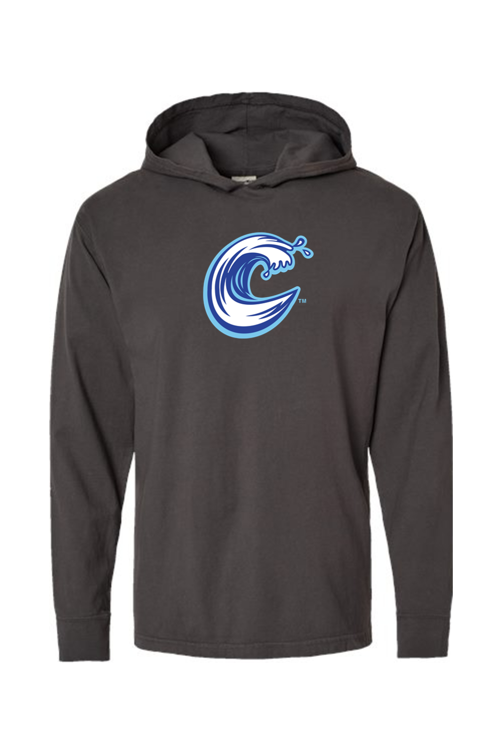 Carolina Coasters - ComfortWash by Hanes Garment-Dyed Jersey Hooded Long Sleeve T-Shirt