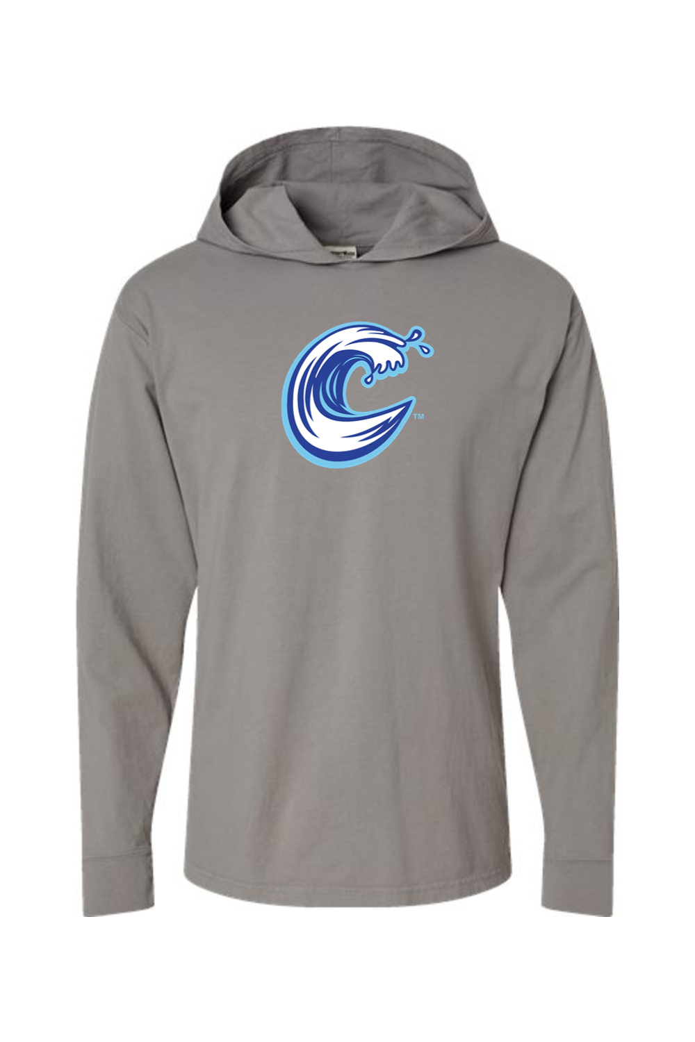 Carolina Coasters - ComfortWash by Hanes Garment-Dyed Jersey Hooded Long Sleeve T-Shirt