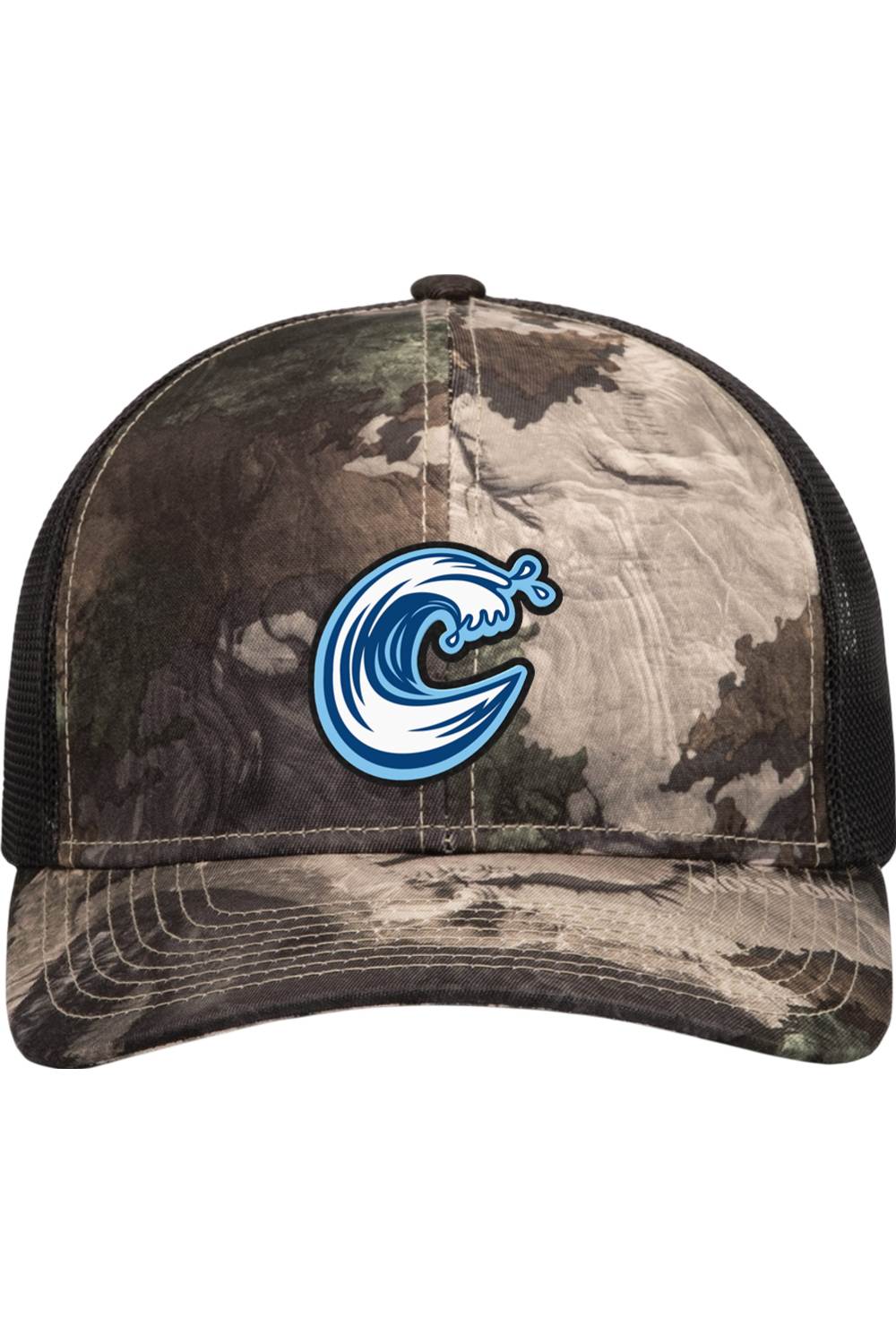 Carolina Coasters - Pacific Headwear Camo Snapback Trucker Cap