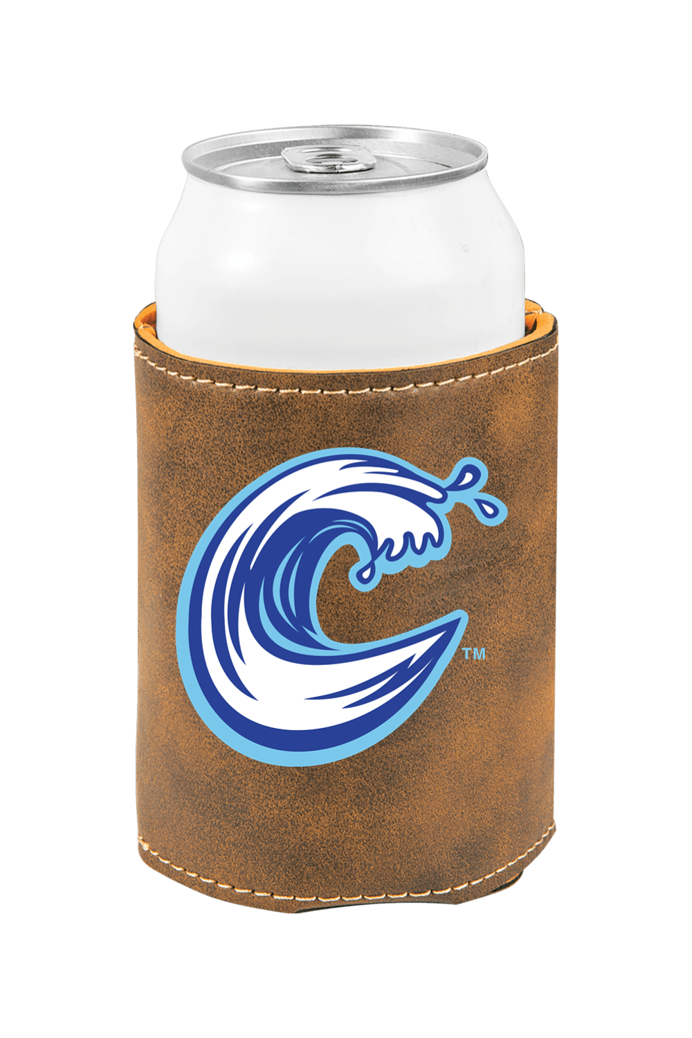 Carolina Coasters - 3 3/4" Laserable Leatherette Beverage Holder