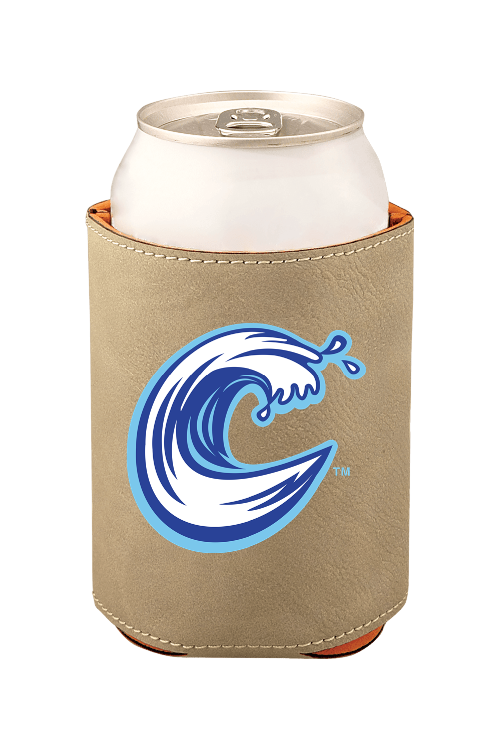 Carolina Coasters - 3 3/4" Laserable Leatherette Beverage Holder