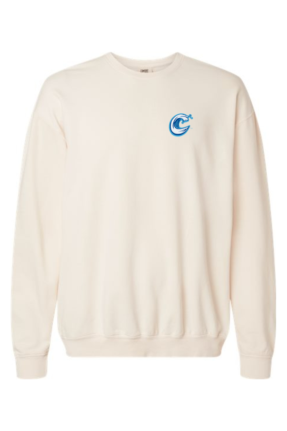 Carolina Coasters - Comfort Colors Garment-Dyed Lightweight Fleece Crewneck Sweatshirt