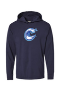 Carolina Coasters - ComfortWash by Hanes Garment-Dyed Jersey Hooded Long Sleeve T-Shirt