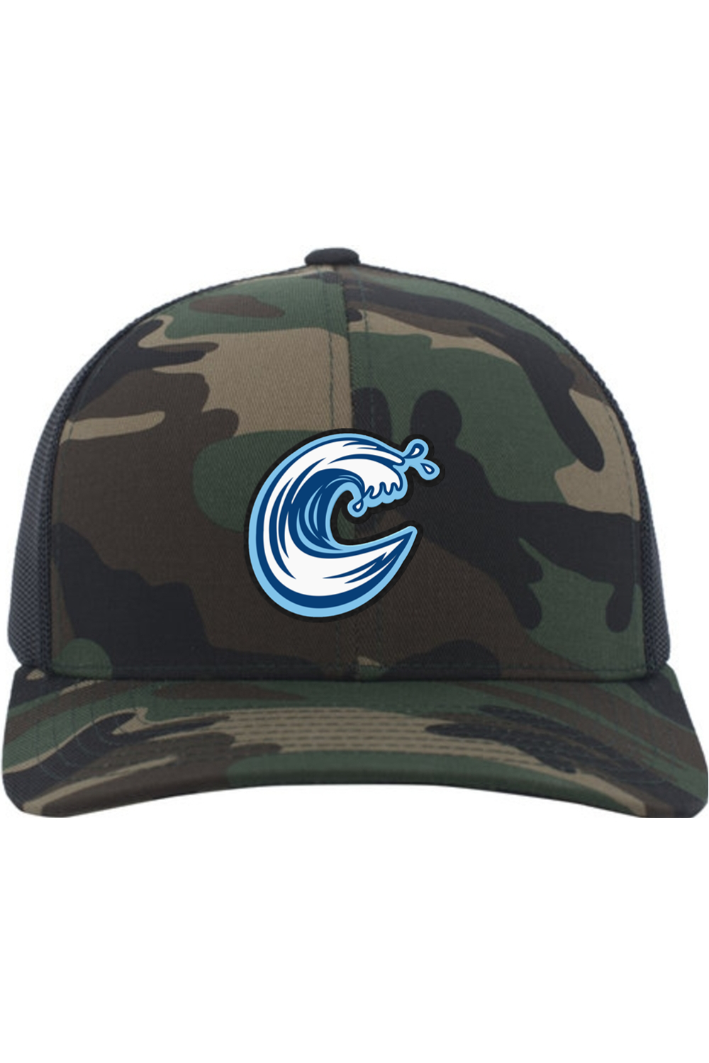 Carolina Coasters - Pacific Headwear Camo Snapback Trucker Cap