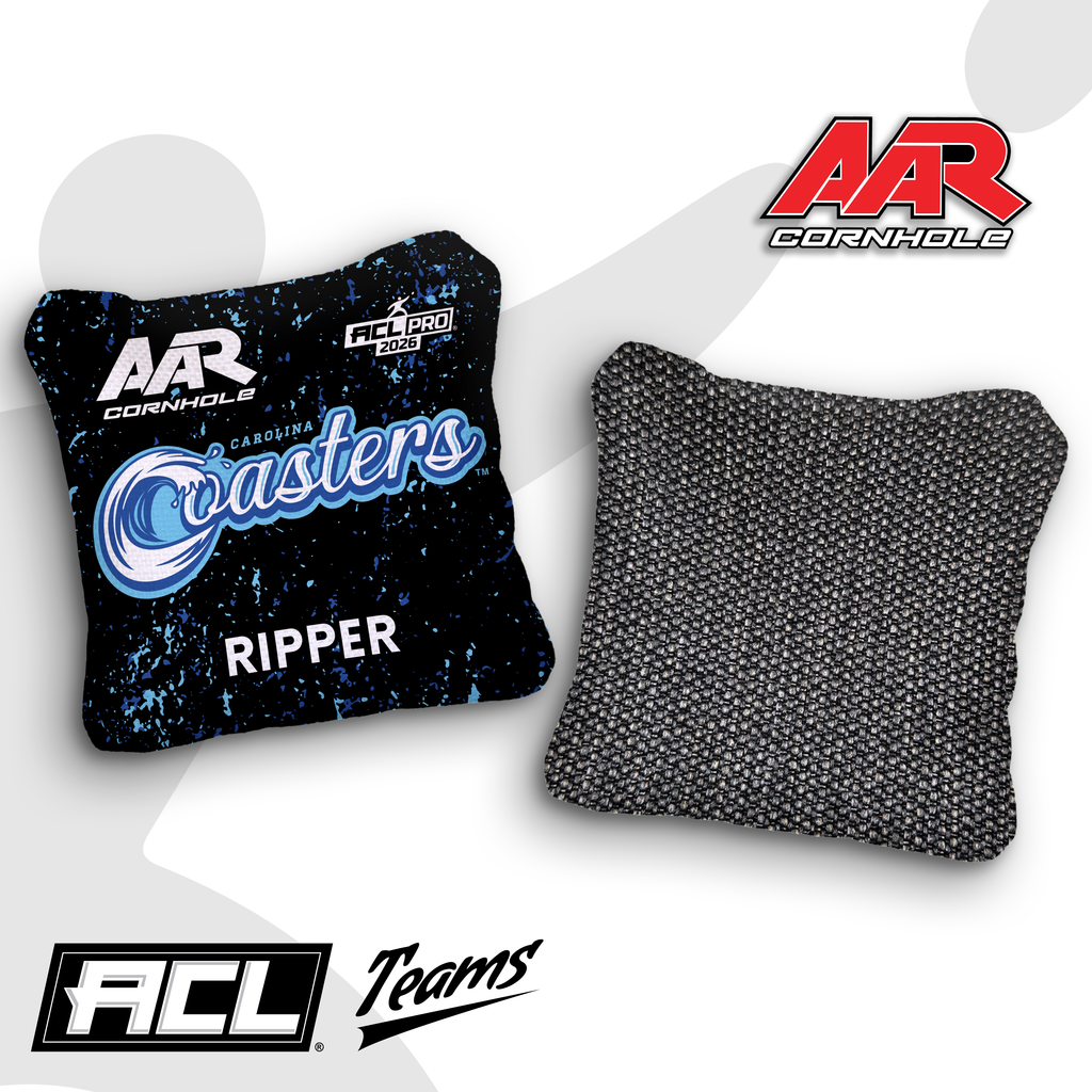 2026 AAR Cornhole Bags - Coasters Splat Edition - Black - ACL Pro Stamped - Multiple Series - SET OF 4