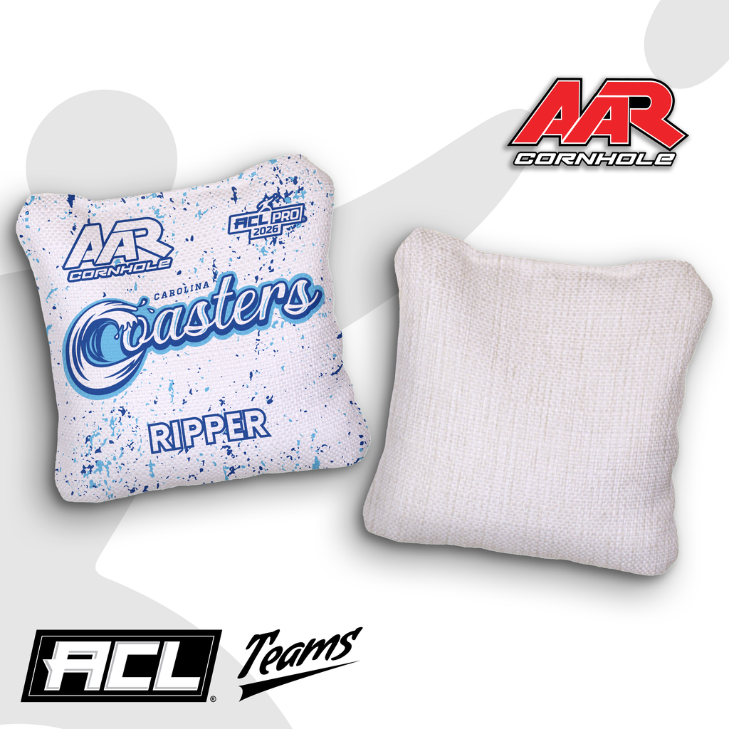 2026 AAR Cornhole Bags - Coasters Splat Edition - White - ACL Pro Stamped - Multiple Series - SET OF 4
