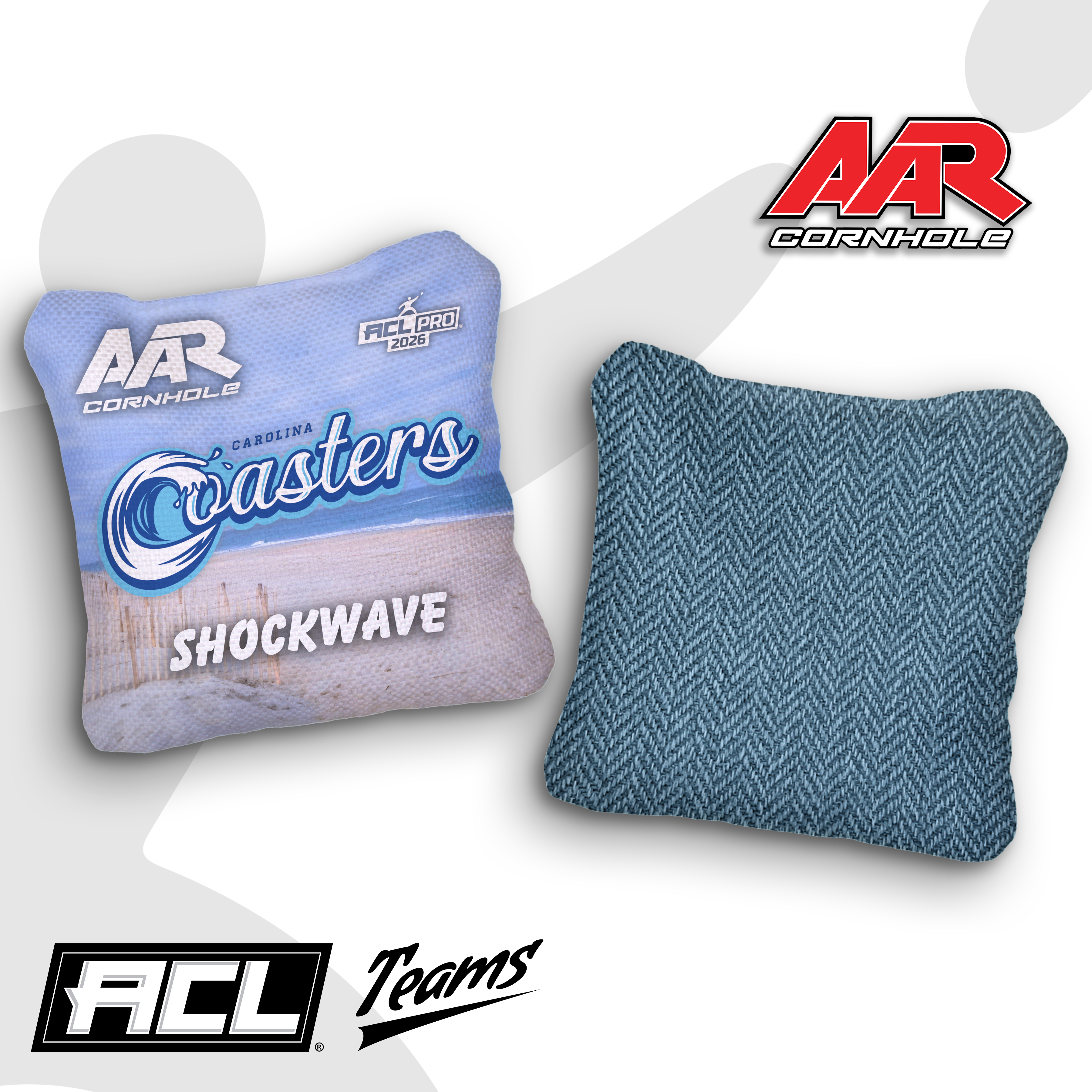 2026 AAR Cornhole Bags - Coasters Beach Edition - ACL Pro Stamped - Multiple Series - SET OF 4