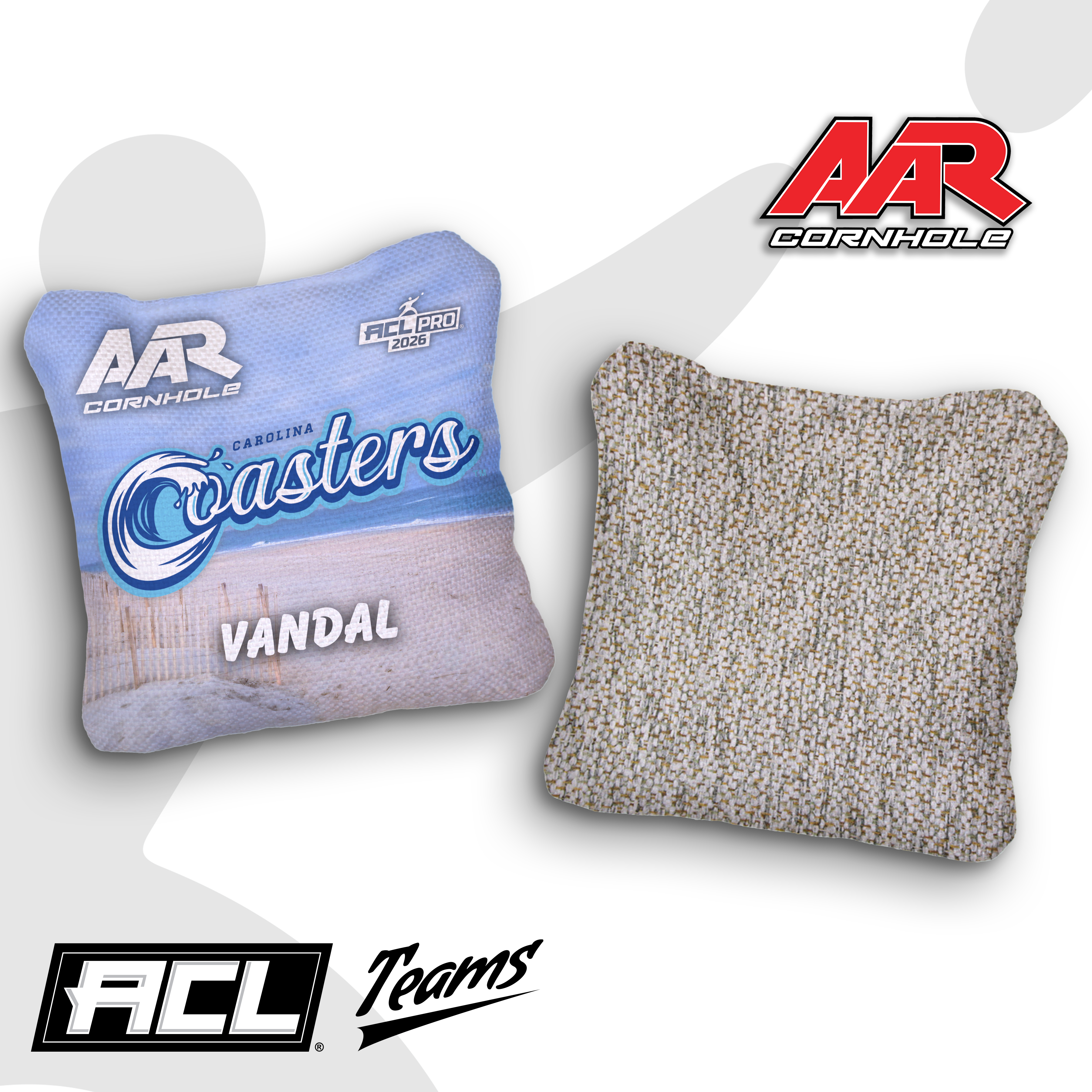 2026 AAR Cornhole Bags - Coasters Beach Edition - ACL Pro Stamped - Multiple Series - SET OF 4