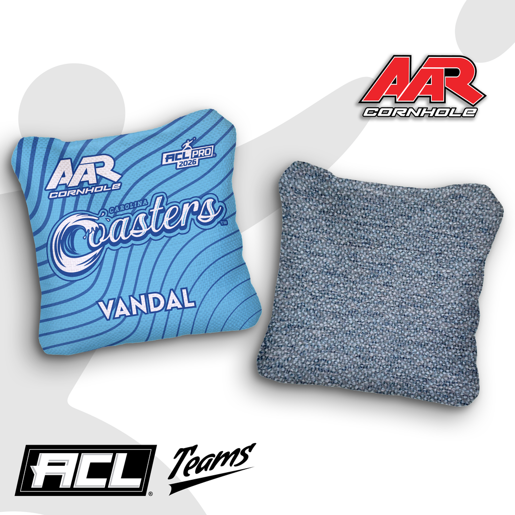 2026 AAR Cornhole Bags - Coasters Wave Edition - Light Blue - ACL Pro Stamped - Multiple Series - SET OF 4