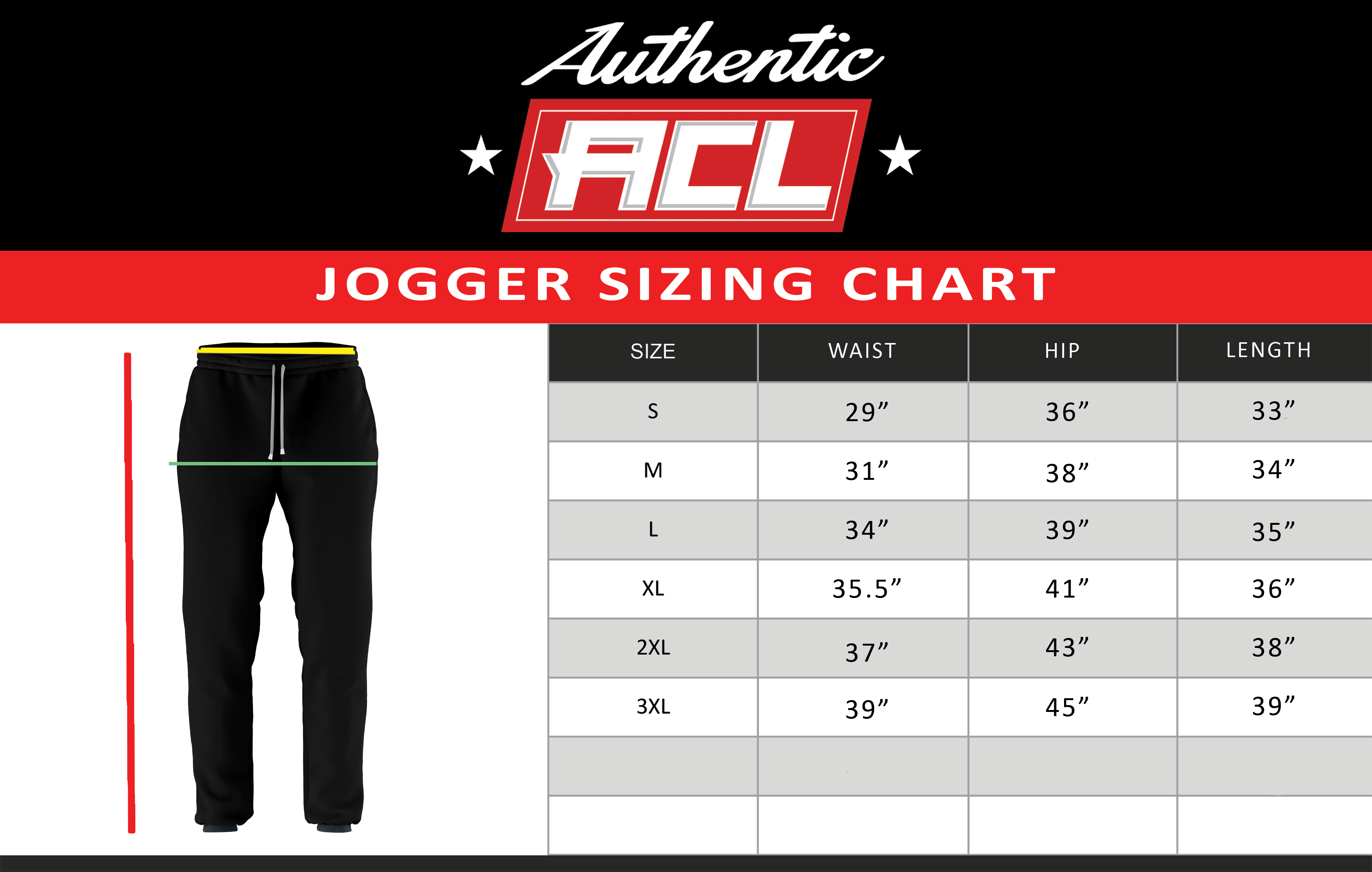 AUTHENTIC ACL PRO COASTERS "FAN GEAR" 2026-JOGGERS