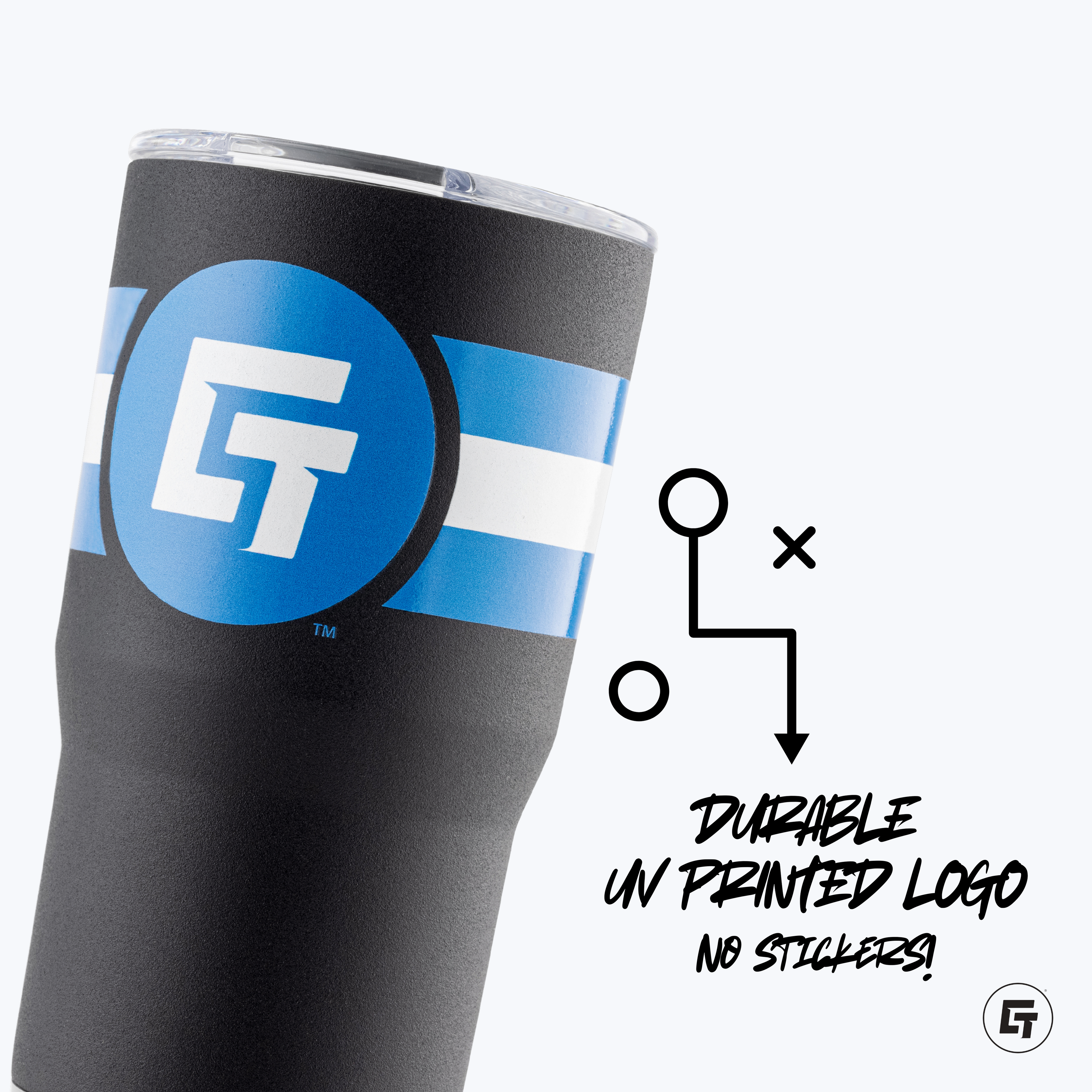 Carolina Coasters 20oz Black Tumbler